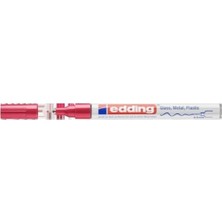 Edding 780 Tam Örtücü Boya Kalemi - Hobi Sanat Kalemi - Dekor Markörü 0.8Mm Kırmızı (10 Lu Paket)