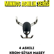 Viva Modern Masey Model Çift Kancalı Askılık - Şık Antre ve Banyo Askısı Tekli