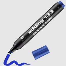 Edding 133 Permanent Markör Kalem Kalıcı İşaretleyici Kesik Uçlu 1,5-3 Mm Mavi ED13303 (10 Lu Paket)