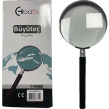Bafix Büyüteç Cam Metal Çerçeveli 90 Mm Bfx-Bmc90