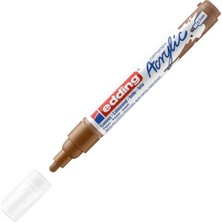 Edding Markör Kalem Akrilik Orta Uçlu Fındık Kahvesi 919 (10 Lu Paket)