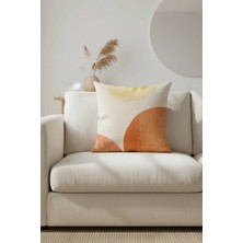 Queen Jera Minimalist Soyut Desen Dekoratif Kırlent Kılıfı - Çift Taraflı 43 x 43 cm