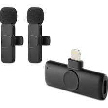 Pileli Store Kablosuz Çift Mikrofon Lıghtnıng Siyah HDX2786