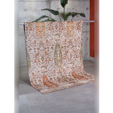 Apex Halı Paspartu 1912 Kiremit Yumuşak Dokulu Renkli Özel Tezgah Halısı Yeni Ürün