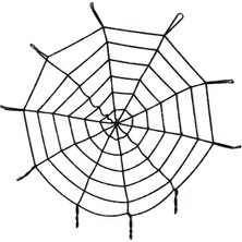 Timion Halloween Cadılar Bayramı Örümcek Ağ Dekor Siyah 1.5 Metre (5148)