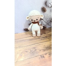 Masal Gurumi Amigurumi Oyuncak Organik Kuzu Oyun Arkdaşı Uyku Arkadaşı