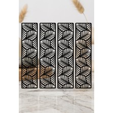 (4'lü Paket) Geometrik Yaprak Desenli Kitap Ayracı, Hediyelik Kitap Ayracı - 15 cm