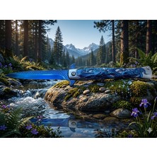Askerlik Paketi Ejdarha Desen Outdoor 21CM Model Mavi Cakı