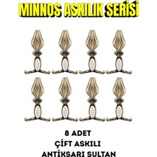 Viva Antik Sarı Sultan Model Portmanto Askısı - Klasik Tasarım