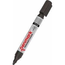 Penmark Permanent Marker Kalem Yuvarlak Uç Siyah Hs405-01 (12 Li Paket)