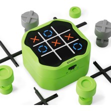 İnwelt Tic Tac Toe Elektronik Oyun Konsolu, XOX SOS Oyunu Taşınabilir Akıl ve Zeka Oyunu Sesli Işıklı