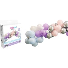 Balonevi Kar Tanesi Asorti Balon Dekorasyon Seti (70 Li Paket)