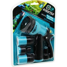 Timion 5ın1 - 8 Mod Sulama Tabancası Seti 1 - Tabanca - 4 - Bağlantı Aparatı (5148)