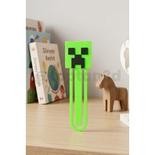 Creeper Ayraç, Minecraft Ayraç, Çocuklar Için Ayraç, Eğlenceli Ayraç - 10CM