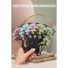 (3'lü Paket) Modern Zen Bahçesi Bonsai Figürlü Ayraç, 15CM - Rastgele Renk Gönderilir