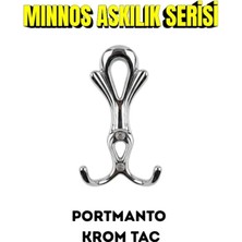 Viva Lüks Krom Portmanto Askılık - Paslanmaz Metal Elbise Askısı