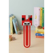 Mantar Ineği Ayraç, Minecraft Ayraç, Çocuklar Için Ayraç, Eğlenceli Ayraç - 10CM