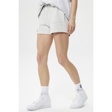 Soon To Be Announced Classic Women's Short Kadın Pamuk Şort Gri