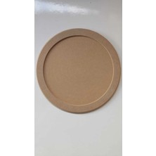 Yuvarlak Oymalı Mdf Pano 36CM - 10 mm Kalınlık
