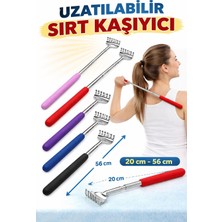 Neler Geldi Neler Kaymaz Saplı Renkli Teleskobik Sırt Kaşıyıcı Metal Kaşağı Uzatılabilir Sırt Kaşıma Aparatı 20-56 cm