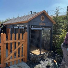 Latanwood Alex Ahşap Köpek Kulübesi
