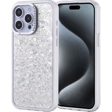 Cepustik Telefon Aksesuarları iPhone 15 Pro Max Kılıf Taşlı Tasarımlı Kapi Kılıf