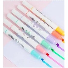 MONET  Color Laying 6'lı Çift Uçlu Pastel Fosforlu Kalem Seti Globox