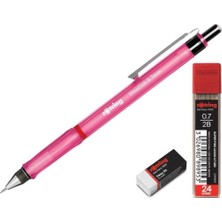 Rotring Okul Seti Visuclick Versatil Kalem /Min Silgi 0.7 Mm Opak Pembe Ro-Vk07