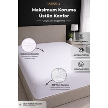 Isessia Aquasoft  Fitted Su Geçirmez Yatak Koruyucu Alez | Full Kenar | Tek Çift Battal Bebek Çocuk