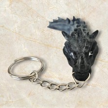 Dna Studio 3D Siyah Dragon Figür Anahtarl?k