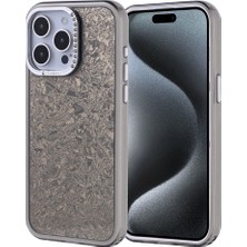Cepustik Telefon Aksesuarları iPhone 15 Pro Max Kılıf Taşlı Tasarımlı Kapi Kılıf