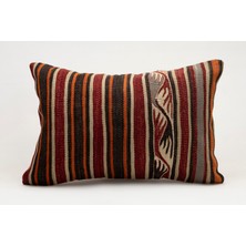 Kilim Wholesale El Yapımı Eski Kilimden Yapılmış Vintage Kırlent Kılıfı, Yün, 40X60 cm