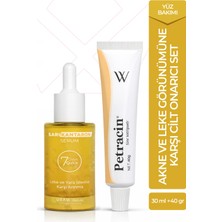 Uraw Akne ve Leke Görünümüne Karşı Cilt Onarıcı Set | Sarı Kantaron Serum ve Petracin