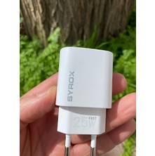 Syrox Huawei P Smart S Hızlı 25 Watt Tpyc Adaptörü Başlık Yerli Üretim