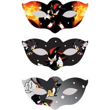 Parti Show Shadow Sonic 6'lı Kağıt Maske