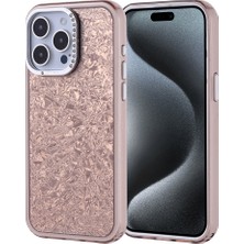 Cepustik Telefon Aksesuarları iPhone 15 Pro Max Kılıf Taşlı Tasarımlı Kapi Kılıf