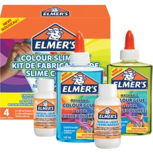  elmers renkli şeffaf slime kit 2109494