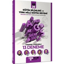Yediiklim Yayınları 2026 Meb Ags Ahenk Eğitim Bilimleri ve Türk Milli Eğitim Sistemi Tamamı Çözümlü 13 Deneme