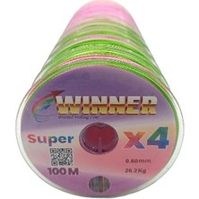 Barracuda Winner 4x Ip Misina 100MT (Ebruli Renk) 0,10 mm