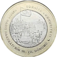 WoodBay Kıbrıs Barış Harekatı 50.Yıl Hatıra 2024. 5 Türk Lirası Çil Kapsül İçerisinde