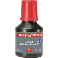 Edding Bt30 Tahta Kalem Mürekkebi Damlalıklı 30 Ml Kırmızı (10 Lu Kutu)