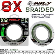 Wily Pars 8 Kat Ip Misina 150 mt Yeşil 0,28