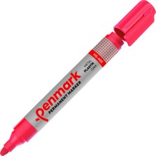 Penmark Permanent Marker Kalem Yuvarlak Uç Kırmızı Hs405-03 (12 Li Paket)