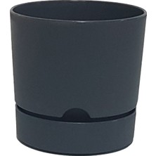 Poliwork Yuvarlak Tabaklı Saksı 1,8 Lt 150*145 Mm