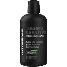 Kingsize Nutrition Thermo Carnitine 1000 ml Yeşil Elma Aromalı L-Karnitin Yetişkin Kullanıcılar İçin