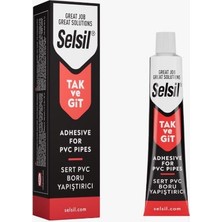 Selsil SELSİL TAK VE GİT SERT PVC BORU YAPIŞTIRICI 125 G
