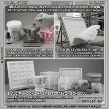 Roysil Roysıl® MS 300 Rtv-2 Kalıp Silikonu 30 Shore – Yarı Şeffaf %2 Katalizörlü 25 kg