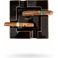 Cohiba PARMİDA Marka Puro Küllüğü Ofis BOY,EBATLAR:21X21 Yükseklik:3cm,iç :12X12