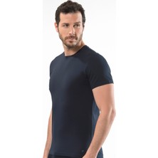Cacharel Erkek Kisa Kollu T-shirt 1307/Lacivert