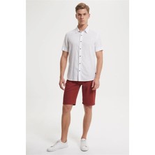 Lee Cooper Hilde 1 Erkek Şort Açık Bordo
